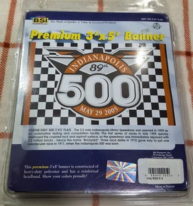 Neu 2005 Indianapolis Indy 500 89. Laufveranstaltung Sammler Banner 3' x 5' Flagge - Bild 1 von 3