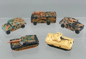 Vintage Matchbox Diecast Camo Bradley Abrams Tank Hummer Command Vehicle Lot 5 - Picture 1 of 12