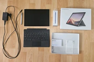Surface Pro 7 i5, 128GB SSD - inkl. Tastatur, Stift, Hülle & OVP - Bild 1 von 11