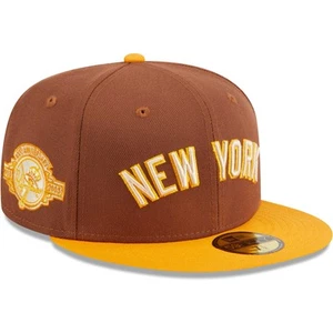 Men's New Era Brown New York Yankees Tiramisu 59FIFTY Fitted Hat - Picture 1 of 6
