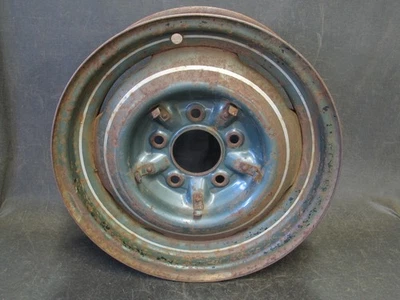 Chevrolet 1949 1950 1951 1952 original OEM rueda de acero cinco orificios 15x5 pulgadas Foto 1 de 4