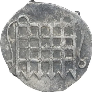 ENGLAND Elizabeth I 1592, Portcullis 1558-1603 Silver 1/2D Penny Coin, PCGS XF40 - Picture 1 of 5