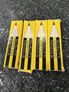 NEU Vintage 1980er Qualität Schreibstifte Nr. 2 1/2 Legal Schreiben 4 Schachteln 48 insgesamt - Bild 1 von 2