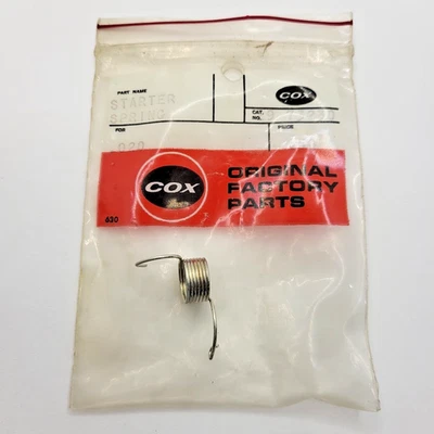 COX Original Factory RC Plane Parts #29-73230 Starter Spring .020 NOS - Image 1 of 3