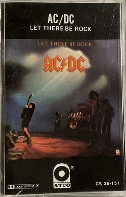 AC/DC - Let There Be Rock Cassette 1977 ATCO Records – CS 36-151 - Image 1 of 3