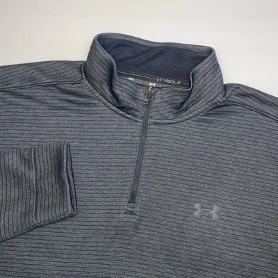 Sudadera Under Armour Golf 1/4 Cremallera Para Hombre XL Gris Polar Pullover Manga Larga Foto 1 de 4