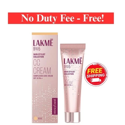 Lakme 9 a 5 CC Crema Mini, 01 - Beige, Maquillaje Facial Claro 9 g Foto 1 de 2