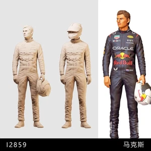 1/64 1/43 1/35 legendary Dutch racing driver Man Scene Props Miniatures Figures - Picture 1 of 6
