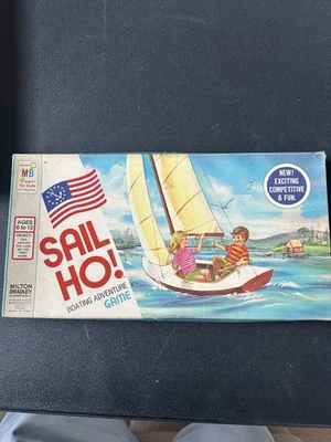 VINTAGE MILTON BRADLEY SAIL HO BOATING ADVENTURE GAME COMPLETE 1973 - Image 1 of 3