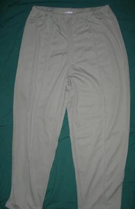Plus size 24W Sage Green Wrinkle & Stain-Resistant Pants ONLY NECESSITIES 1X 2X - Picture 1 of 2