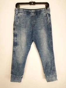 Denizen Levis Denim Stretch Youth Kids Drawstring Denim Capri Jean Size 14 R - Picture 1 of 6