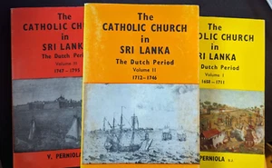 RARE:The Catholic Church in Sri Lanka - Dutch period 1658 – 1795 (volumes 1 – 3) - Picture 1 of 10