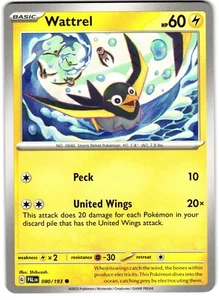Wattrel 80/193 Pokemon SV: Paldea Evolved - Picture 1 of 3