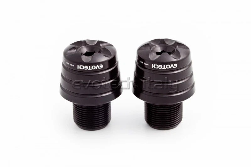 EVOTECH CONTRAPPESI BILANCIERI KAWASAKI ZX10R 2004-2015 NERO BLACK BARENDS - Immagine 1 di 1