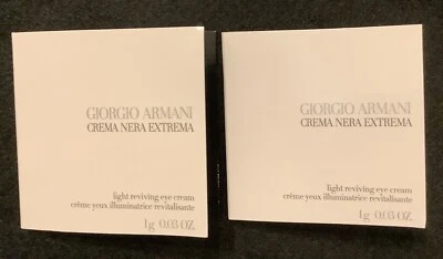 Juego de 2 cremas para ojos Giorgio Armani Crema Nera Extrema Light reviving 0,03 OZ/1 g Foto 1 de 3