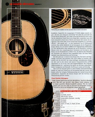 Martin Guitare 00-42SC John Mayer Comme Neuf Rare D'une Collection Privée - Photo 1/4