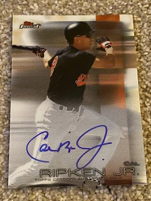 2016 Topps Finest Autograph Cal Ripken Jr #FA-CR Auto HOF Lowest Price on eBay ! - Image 1 of 2
