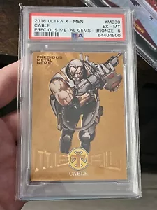 Cable 2018 Fleer Ultra X-Men Precious Metal Gems PMG Card MB30 Bronze /199 - Picture 1 of 2