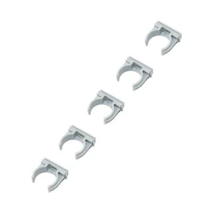 Rohrschellen Ø 16mm Grau 50 Stück Rohrhalter Rohrklemme Rohrbefestigung Rohrclip - Bild 1 von 3