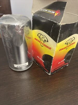 Байкеры выбор Xtra длинный хромированный масляный фильтр TR #490060 MFG #JO-M19C - Изображение 1 из 4