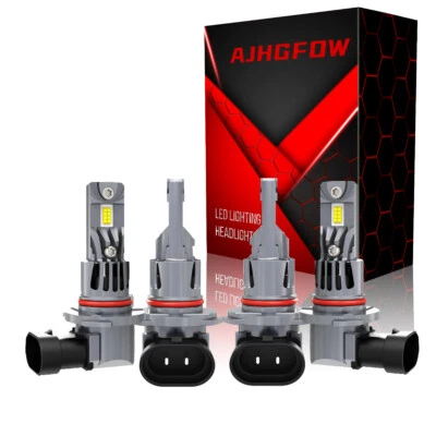 For Acura CL 1997 1998 1999 6500K LED Headlight High Low Bulbs Combo 4PC - Imagem 1 de 4