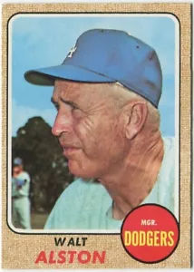 1968 Topps #472 Walt Alston Los Angeles Dodgers - Bild 1 von 2