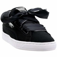 puma suede heart purpura