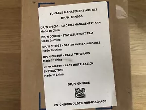 Kit de brazo de administración de cables Dell DP/N 0NN006 Dell 1U para servidores Dell NUEVO - IVA incluido - Imagen 1 de 8