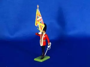 CONR-0037J - British Guard with National Colours - Britains - 54mm - Metal - Picture 1 of 1