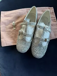 Bailarinas MIU MIU defectuosas Miu Miu lentejuelas Argenté talla 36 537 € - Imagen 1 de 7