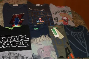 magliette t.shirt bambino manica lunga 11/12anni 7 PEZZI marche Zara,Benetton... - Foto 1 di 8