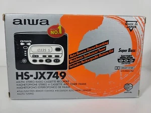 Aiwa HS-JX 749 Stereo Cassette Walkman Recorder Top Zustand mit Box - Bild 1 von 11