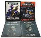 Warhammer Books Know No Fear Starter Set, Munitorum Field Manual 2019, Kill Team