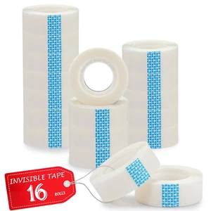 Tape Refills Bulk, 16 Rolls Invisible Tapes for Dispenser, 3/4 Inch X 1000 Inch, - Picture 1 of 8