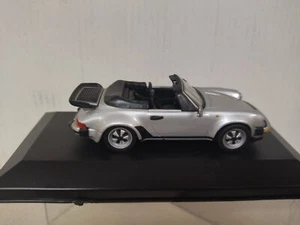 PORSCHE 911 1986 TURBO CABRIO SILVER 1:43 HIGH-SPEED CAJA NO ORIGINAL - Imagen 1 de 6