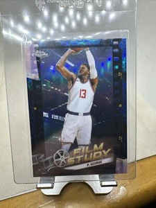 2023-24 Topps Chrome Blue Film Study Refractor Paul George #FS-10 (SP) - Picture 1 of 2