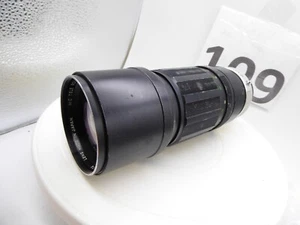 Minolta MC Tele Rokkor MF 30cm 300mm f4.5 Lens  optics in good condition. works - Picture 1 of 9