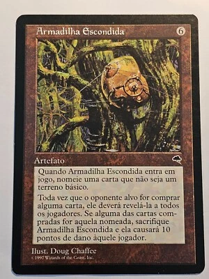 Booby Trap●TEMPEST●MTG●PORTUGUESE●RARE●1997●NM●1817 - Image 1 of 2