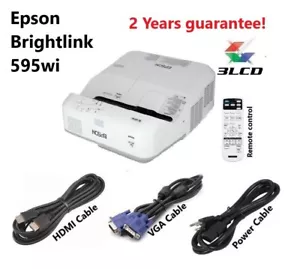 Epson Brightlink 595wi Ultra-Short Throw Projector 2 Yrs guarantee - Picture 1 of 4
