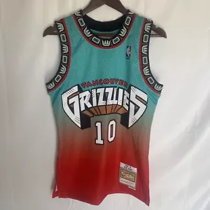 Mitchell & Ness Mike Bibby Vancouver Grizzlies Fadeaway Swingman Jersey Size S - Picture 1 of 3