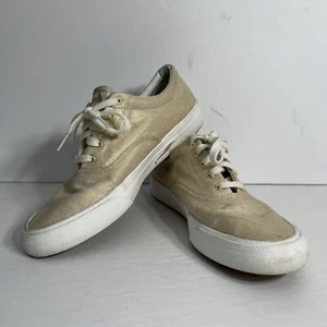 Keds Anchor Canvas Ortholite Sneaker Tennis Shoes Size 8.5 Gold Metallic - Picture 1 of 11
