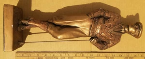 Golfer Figur Statue Kunst Bronzefarben Vintage 1980er Austin Skulptur 16" - Bild 1 von 6