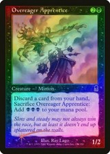 Overeager Apprentice FOIL Odyssey PLD Black Common MAGIC MTG CARD ABUGames