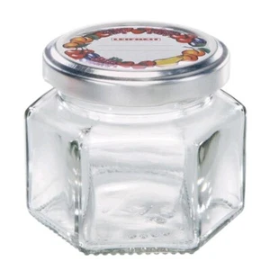 Leifheit Sechskantglas  Einmachglas Marmeladenglas Glas 47 ml  3208  6 ´er Set - Bild 1 von 2