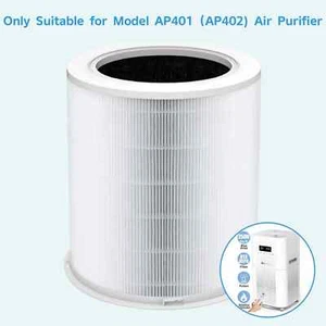 H13 HEPA-Luftreinigerfilter für AP401/AP402 CADR 400 Aktivkohle, APX0005 - Bild 1 von 7