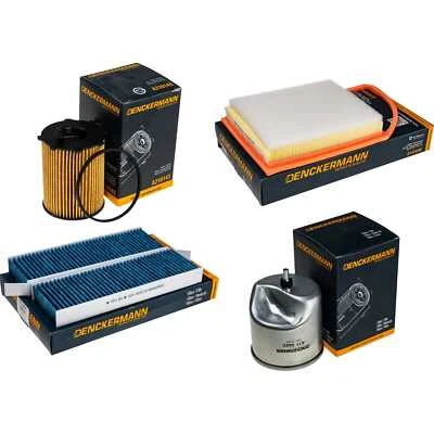 DENCKERMANN Inspektionspaket Filterset für Citroën Berlingo 1.6 HDi 90 Peugeot - Bild 1 von 4
