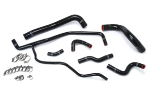 Radiador de silicona negro HPS + kit de manguera de calefacción para Dodge 11-17 Challenger 3.6L V6 - Imagen 1 de 4