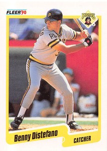 Benny Distefano 1990 Fleer 464  Pittsburgh Pirates  Baseball Card