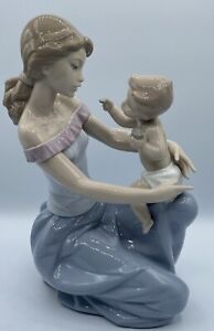 Lladro One For You One For Me Mother Child Figurine Mint - Retails New For $680