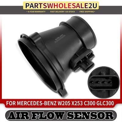 Sensor de fluxo de ar de massa com carcaça para Mercedes-Benz C300 2017-2018 GLC300 2016-2018 - Imagem 1 de 4
